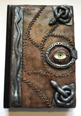 Hocus Pocus book | blank spells book of Shadows Antique leather journal, grimoir-image