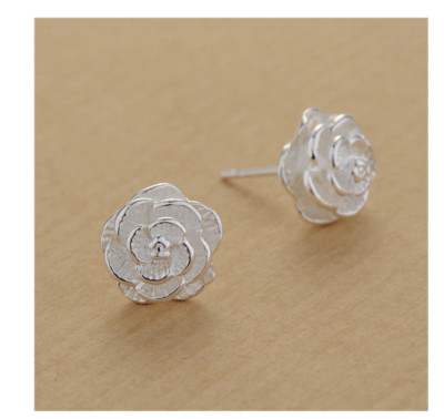NEW BEAUTY AND BEAST STUD ROSE EARRINGS JEWELRY WALT DISNEY WORLD MINNIE MICKEY-image