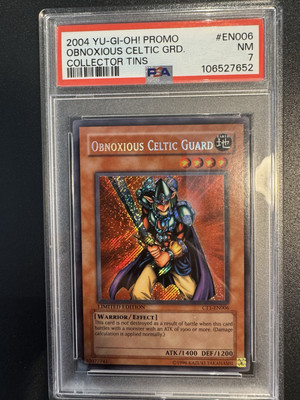 2004 Yu-Gi-Oh! Obnoxious Celtic Guard Ltd. Edition CT1-EN006 PSA 7 NM-image