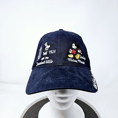 Walt Disney World Mickey Mouse Through The Years Hat Cap Adult Embroidered-image