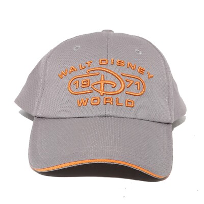 Walt Disney World Parks Hat Authentic Souvenir Baseball Cap Gray Unisex Adult-image