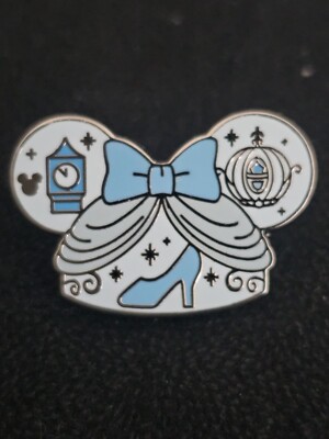 2024 Disney Pins WDW Hidden Mickey Ear Hat - Cinderella Pin (9)-image
