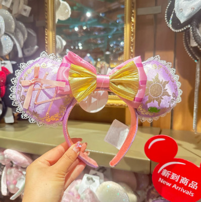 New DisneyParks Rapunzel Tangled Pascal Mickey Ears Minnie Headband Disneyland-image