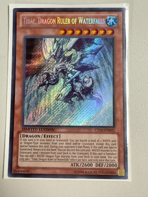 Tidal, Dragon Ruler of Waterfalls - Secret Rare 2013 Collectors Tin (CT10-EN001)-image