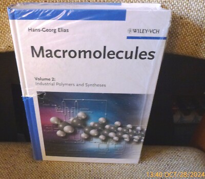Maromolecules, 6th ed, Vol 2 (English) by Hans-Georg Elias ($900+publ. price)NEW-image