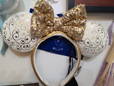 NWT Disney World 50th Anniversary Celebration Minnie Ears Headband Light Up-image
