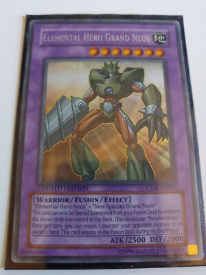 YuGiOh Elemental Hero Grand Neos - CT04-EN001 - Secret Rare - Limited Edition LP-image