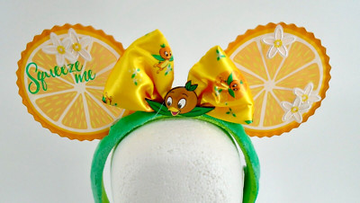 Disney Parks Hat Epcot Flower Garden Festival Orange Bird Mickey Ears Adult-image