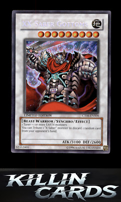 XX-Saber Gottoms CT06-ENS04 Secret Rare 2009 Collectors Tin YuGiOh Card NM-image
