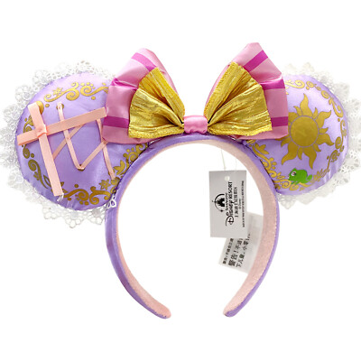 Disney Parks Rapunzel Tangled Pascal Mickey Mouse Ears Minnie Headband 2024 US-image