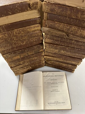 Encyclopedia Britannica 11th Ed.  1910 Complete Set 29 Plus 30,31,32-image