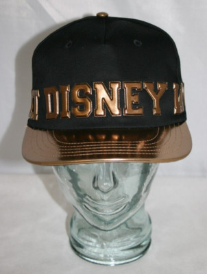 Walt Disney World Metallic Gold Logo Baseball Adult Adjustable Hat Cap NEW-image
