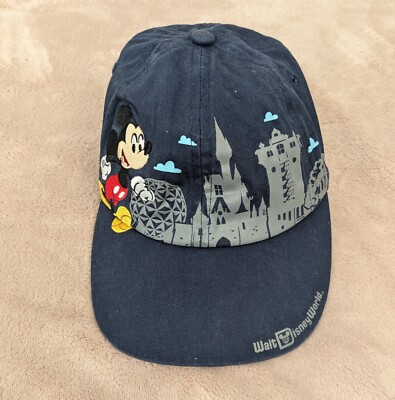Disney Parks Youth Walt Disney World Mickey/Pluto Baseball Cap Adjustable Sz SM-image