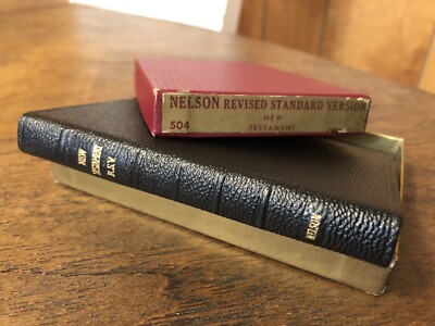 Nelson RSV Revised Standard Version Bible New Testament NT Leather 504-image