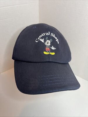 Walt Disney World Central Shops Cast Employees Hat Mickey Mouse Strapback Blue-image