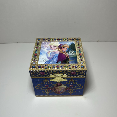 Disney Parks Frozen Elsa And Anna Jewelry Music Box-image