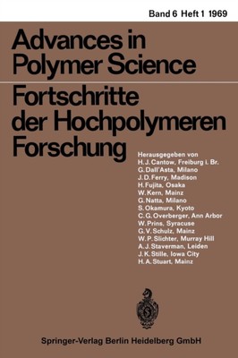 Cantow - Advances in Polymer Science/Fortschritte Der Hochpolymeren-Fo - J555z-image