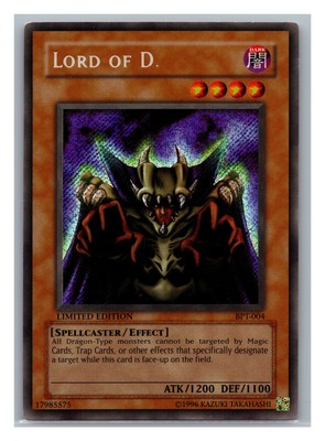 2002 Collectors Tin #BPT-004 Lord of D. - Limited Ed.-image