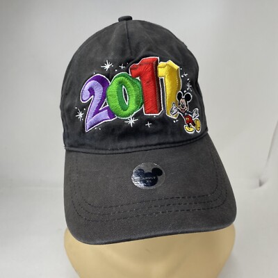 Walt Disney World 2011 Mickey Strapback Adult X-Large Hat Cap Disneyland-image
