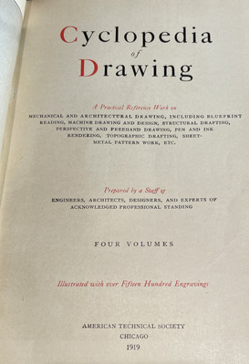 Cyclopedia of Drawing Volume III: Architectural, Lettering, Design, Rendering-image