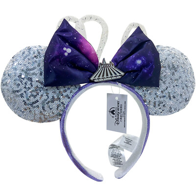 Purple Disneyland Shanghai Minnie Mouse Space Mountain Ears  Disney'Parks-image