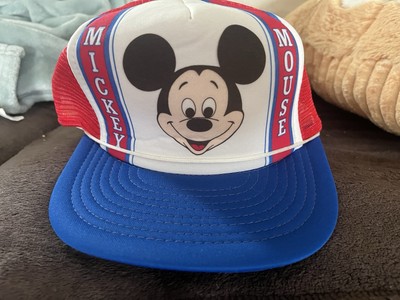 1982 NEW Mickey Mouse Vintage Walt Disney World Mesh Cap SNAPBACK BROKEN Trucker-image