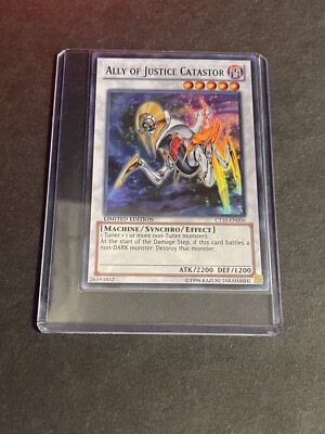 Yu-Gi-Oh! TCG Ally of Justice Catastor 2013 CT10-EN006 Limited Edition Rare Holo-image