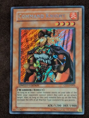 Command Knight. CT1-EN003. Secret Rare. Limited Edition. Yu-Gi-Oh!-image