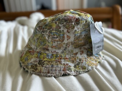 NWT Disney Walt Disney World 50th Vault Park Map Reversible Bucket Hat-image