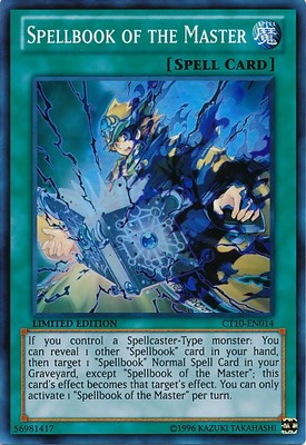 Spellbook of the Master - CT10 - EN014 - Super Rare - Limited Edition x1 - Near -image