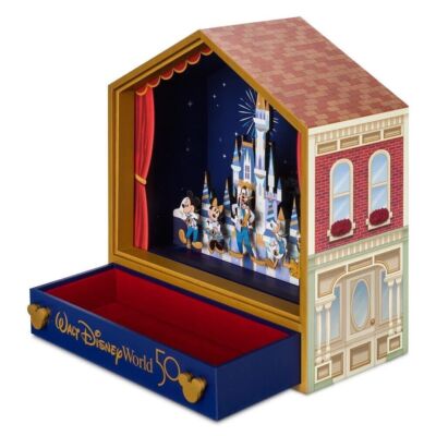 2022 Walt Disney World 50th Anniversary Musical Jewelry Box w/Mickey & Friends-image