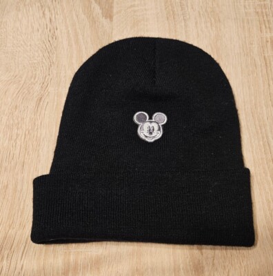 Walt Disney World Black Mickey Mouse Knit Winter Hat Beanie-image