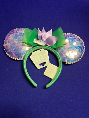 2025 Disney Parks Little Mermaid Ariel Purple Ears Headband NWT-image