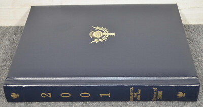 2001 Britannica Book of the Year for Events of 2000 - Leather Bound-image