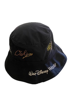 Vintage Walt Disney World Winnie The Pooh Tigger Embroidered Bucket Hat-image