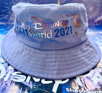 💜 Walt Disney World 50th Anniversary Day Of Spirit Jersey Bucket Hat Oct 1st LE-image