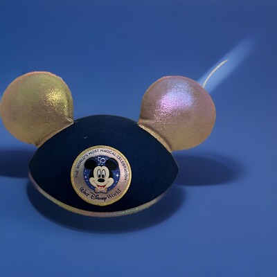 Walt Disney World 50th Anniversary Celebration Mickey Mouse Ear Hat NWT-image