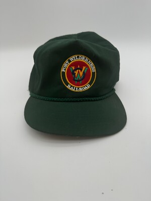 Disney's Fort Wilderness Railroad Green Hat Walt Disney World Vintage-image