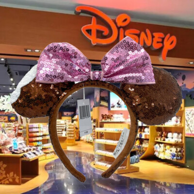 Disney.Parks Resort Chocolate Exclusive Ice Cream Bar Minnie Ears Headband USA-image