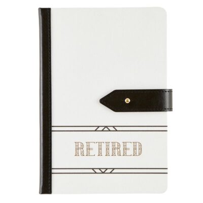 Leather Bound Lined Journal with Strap Closure 6in W x 8in H Retired Pack of 4-image