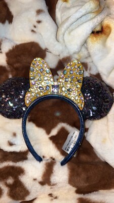 Walt Disney World 50th Anniversary Celebration Minnie Mickey Ears Headband-image