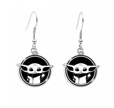 NEW STAR WARS YODA EARRINGS JEWELRY WALT DISNEY WORLD HOLLYWOOD STUDIOS USA-image