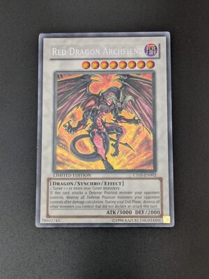 Yugioh Red Dragon Archfiend CT05-EN002 Secret Rare Limited Edition LP-image