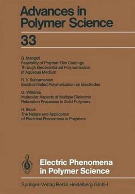 Electric Phenomena in Polymer Science by Ann-Christine Albertsson (English) Pape-image