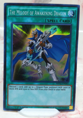 Yugioh - The Melody of Awakening Dragon MP16-EN041 Super Rare 1st Edition - NM-image