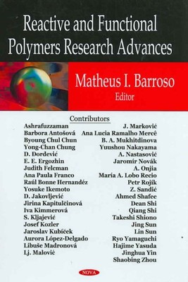 Reactive and Functional Polymers Research Advances, Hardcover by Barroso, Mat...-image
