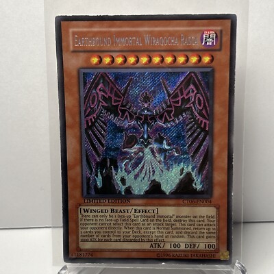 Yugioh! MP Earthbound Immortal Wiraqocha Rasca CT06-EN004 Secret Rare Limited-image