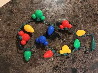 Walt Disney World Mickey Mouse Christmas Lights Christmas Necklace-image