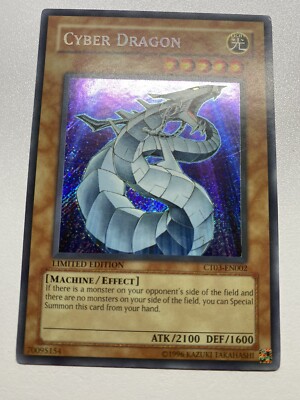 Yugioh Cyber Dragon Limited Edition Secret Rare CT03-EN002 HP-image