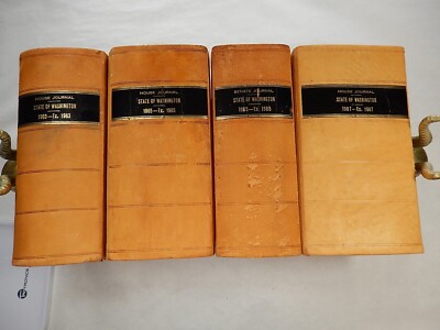 State of Washington, House and Senate Journals, 1963, 1965, 1967, Leather-image